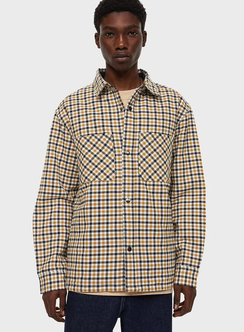 H&M Checked Regular Fit Shirt
